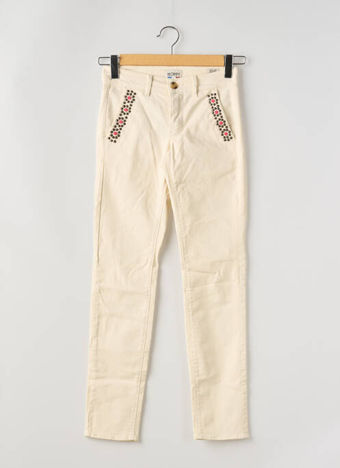 Pantalon slim bej HAPPY femeie