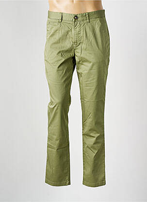 Pantalon chino țesătură poplin mărime normală verde HERO SEVEN bărbat