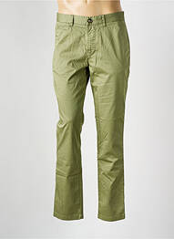 Pantalon chino țesătură poplin mărime normală verde HERO SEVEN homme
