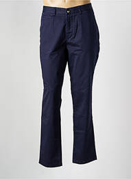 Pantalon chino țesătură poplin mărime normală albastru HERO SEVEN bărbat