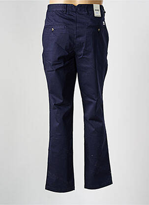 Pantalon chino țesătură poplin mărime normală albastru HERO SEVEN bărbat