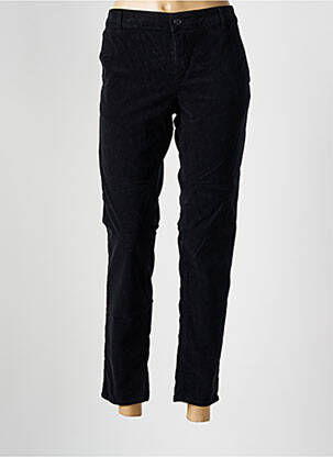 Pantalon 7/8 elasticitate mărime normală negru HAPPY femeie