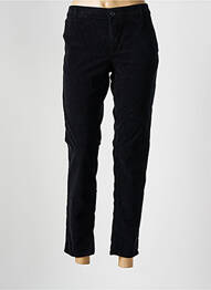 Pantalon 7/8 elasticitate mărime normală negru HAPPY femeie