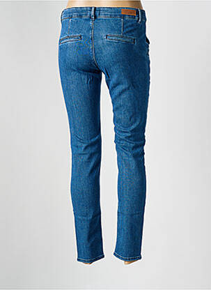 Blugi skinny elasticitate talie joasă albastru HAPPY femeie