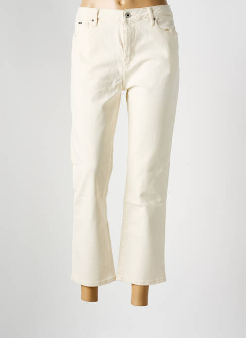 Blugi cu croială dreaptă bej PEPE JEANS femeie