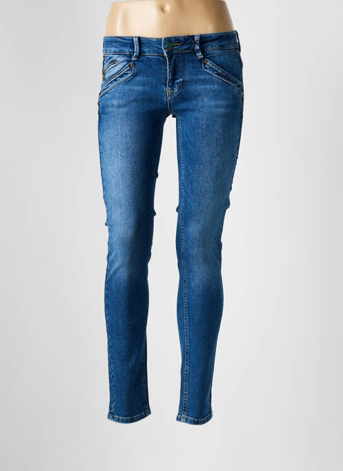 Blugi skinny albastru FREEMAN T.PORTER femeie