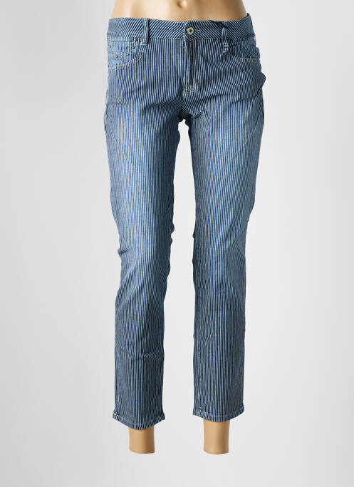 Blugi cu croială slim albastru FREEMAN T.PORTER femeie