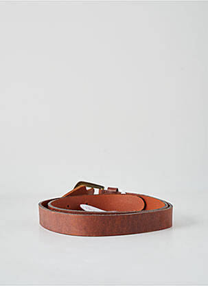 Curea efect material satinat maro PEPE JEANS femeie