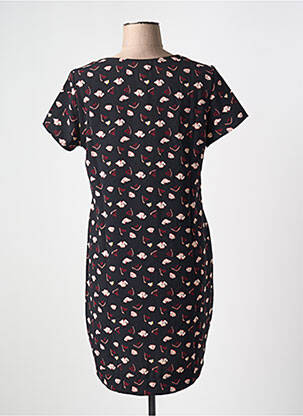 Rochie scurtă mâneci scurte mâneci scurte negru CAPTAIN TORTUE femeie