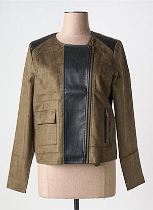 Jachete casual guler rotund verde CAPTAIN TORTUE femeie