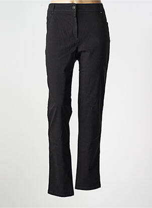 Pantalon slim elasticitate mărime normală negru PAUSE CAFE femeie