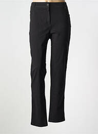 Pantalon slim elasticitate mărime normală negru PAUSE CAFE femme
