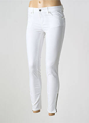 Blugi skinny elasticitate talie joasă alb LIU JO femeie