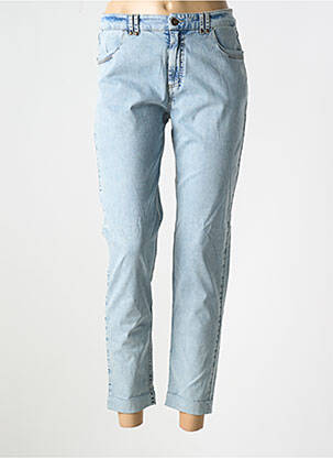 Blugi cu croială slim albastru EVA KAYAN femeie