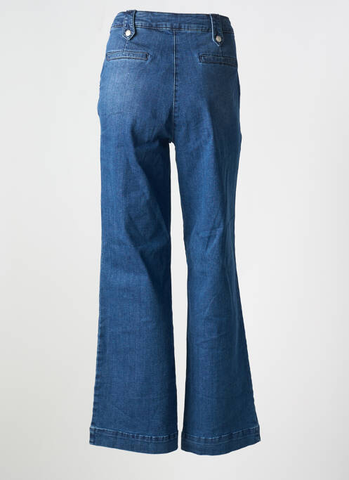 Blugi cu croială evazată albastru EVA KAYAN femeie