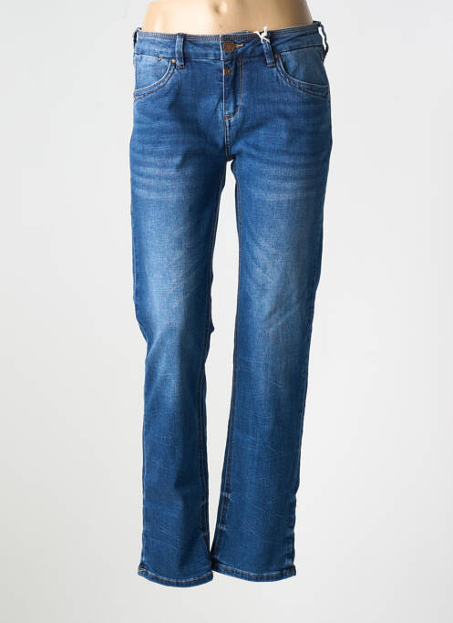 Blugi cu croială slim albastru TIMEZONE femeie