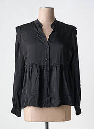 Cămașă croială cambrată mâneci lungi negru PAKO LITTO femme