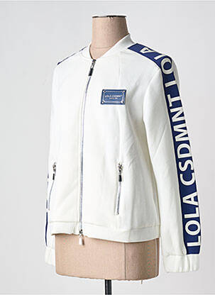 Jachete casual buzunare alb LOLA CASADEMUNT femeie