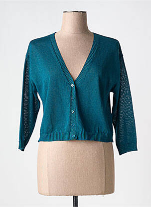 Vestă cu mâneci lungi verde LA FEE MARABOUTEE femeie