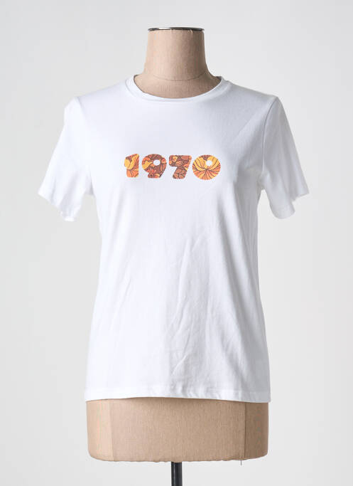 Tricou alb DAPHNEA femeie