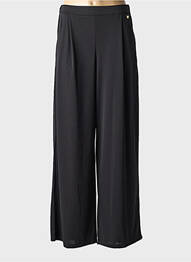 Pantalon drept țesătură crep mărime normală negru LOLA CASADEMUNT femme
