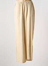 Pantalon drept croială dreaptă talie elastică bej GARCIA fille