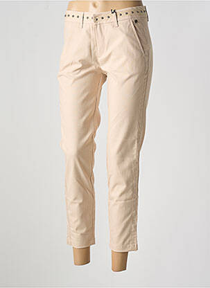 Pantalon 7/8 elasticitate mărime normală bej FREEMAN T.PORTER femeie