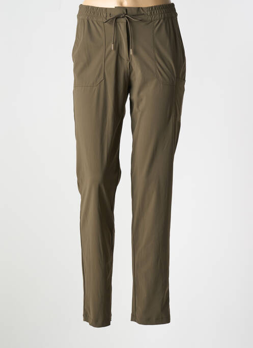 Pantalon slim verde EVA KAYAN femeie