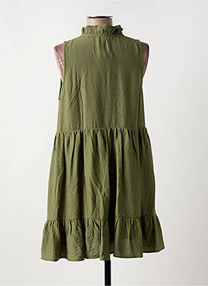 Rochie scurtă fără mâneci fără mâneci verde Y'COO femeie