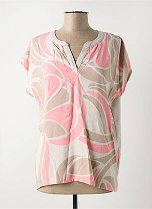 Tricou imprimeu fantezie mâneci scurte bej BETTY BARCLAY femeie