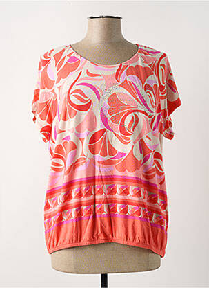 Tricou imprimeu fantezie mâneci scurte roz BETTY BARCLAY femeie
