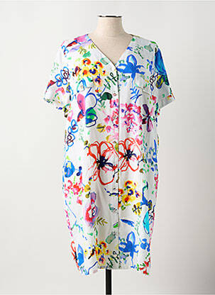 Rochie midi alb PAUSE CAFE femeie