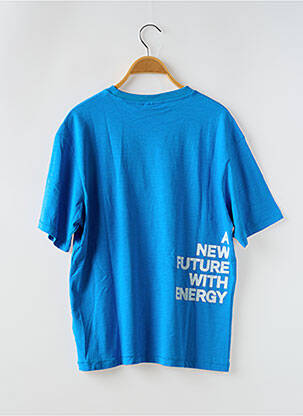 Tricou croială dreaptă mâneci scurte albastru GARCIA băiat
