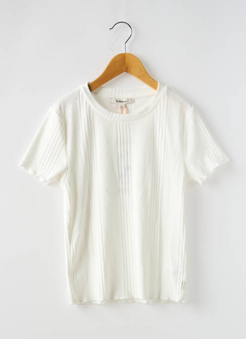 Tricou alb GARCIA fată