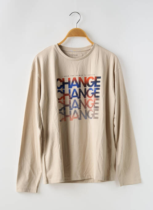 Tricou bej NUKUTAVAKE băiat