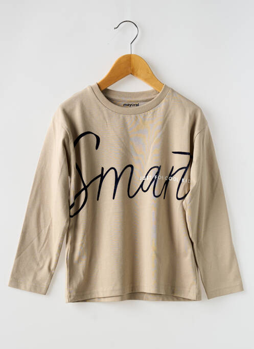 Tricou bej MAYORAL băiat