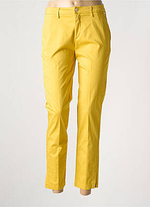 Pantalon slim buzunare galben LIU JO femeie