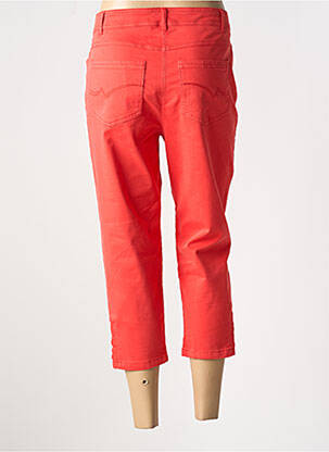 Pantalon trei sferturi buzunare portocalie PAUSE CAFE femeie
