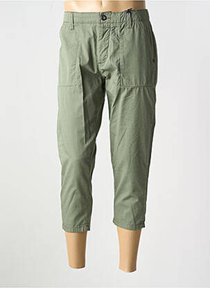 Pantalon trei sferturi buzunare verde FREEMAN T.PORTER femeie
