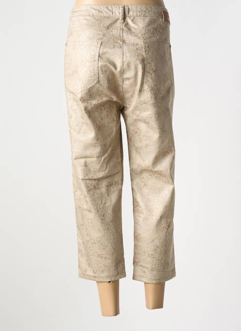 Pantalon trei sferturi bej EVA KAYAN femeie