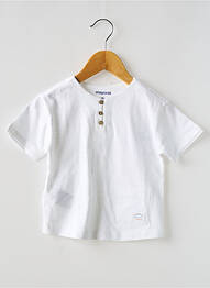 Tricou croială dreaptă mâneci scurte alb MAYORAL garcon
