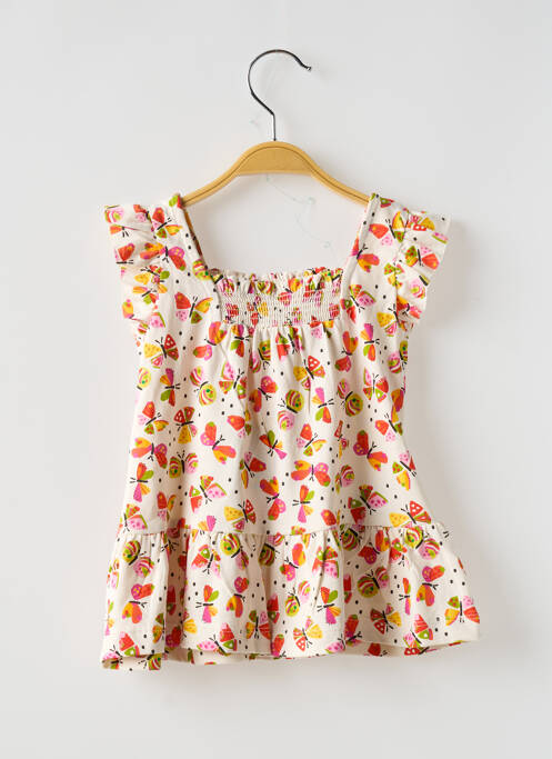 Rochie scurtă alb MAYORAL fată