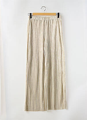 Pantalon drept auriu GARCIA fată