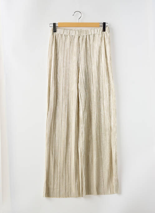 Pantalon drept auriu GARCIA fată