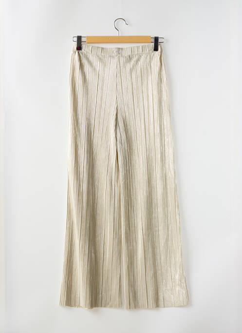 Pantalon drept auriu GARCIA fată