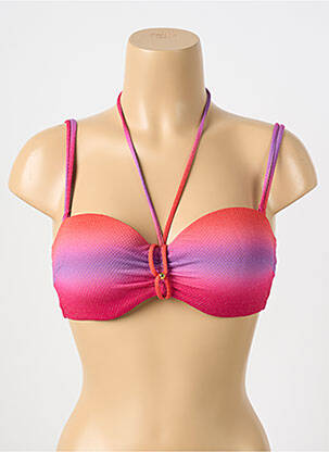 Sutien de costum de baie elasticitate top sutien modelat roșu MARIE JO femeie