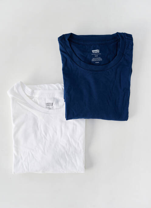 Tricou elasticitate mâneci scurte albastru LEVIS homme