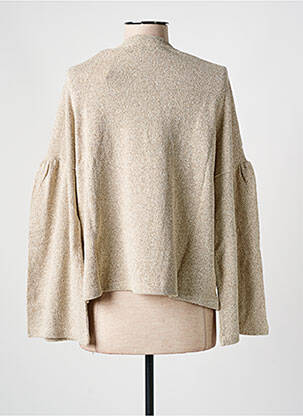 Pulover croială dreaptă mâneci lungi bej SALSA femeie
