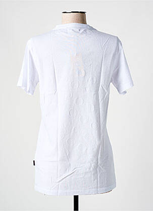 Tricou serigrafie flockată mâneci scurte alb SALSA femeie