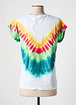 Tricou imprimeu fantezie mâneci scurte alb SALSA femeie